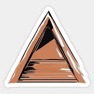 Abstract Pyramid Design No. 439 Sticker